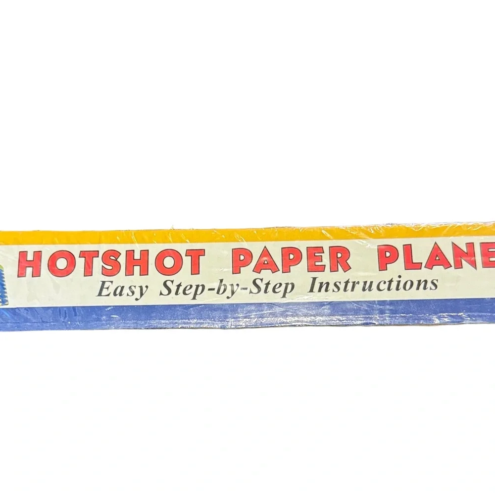 The Hotshot Paper Plane Kit Step by Step Instructions NWT